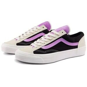 Vans OG Style 36 LX Black Orchid Ecru Corduroy Tongue Suede‎ Leather Shoe W 7.5